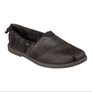 BOBS Chill Lugs Black Slip On Shoes Size 6